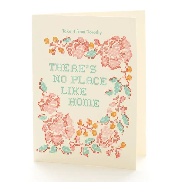 A2-116 "There is no place like home" Letterpress Notecard