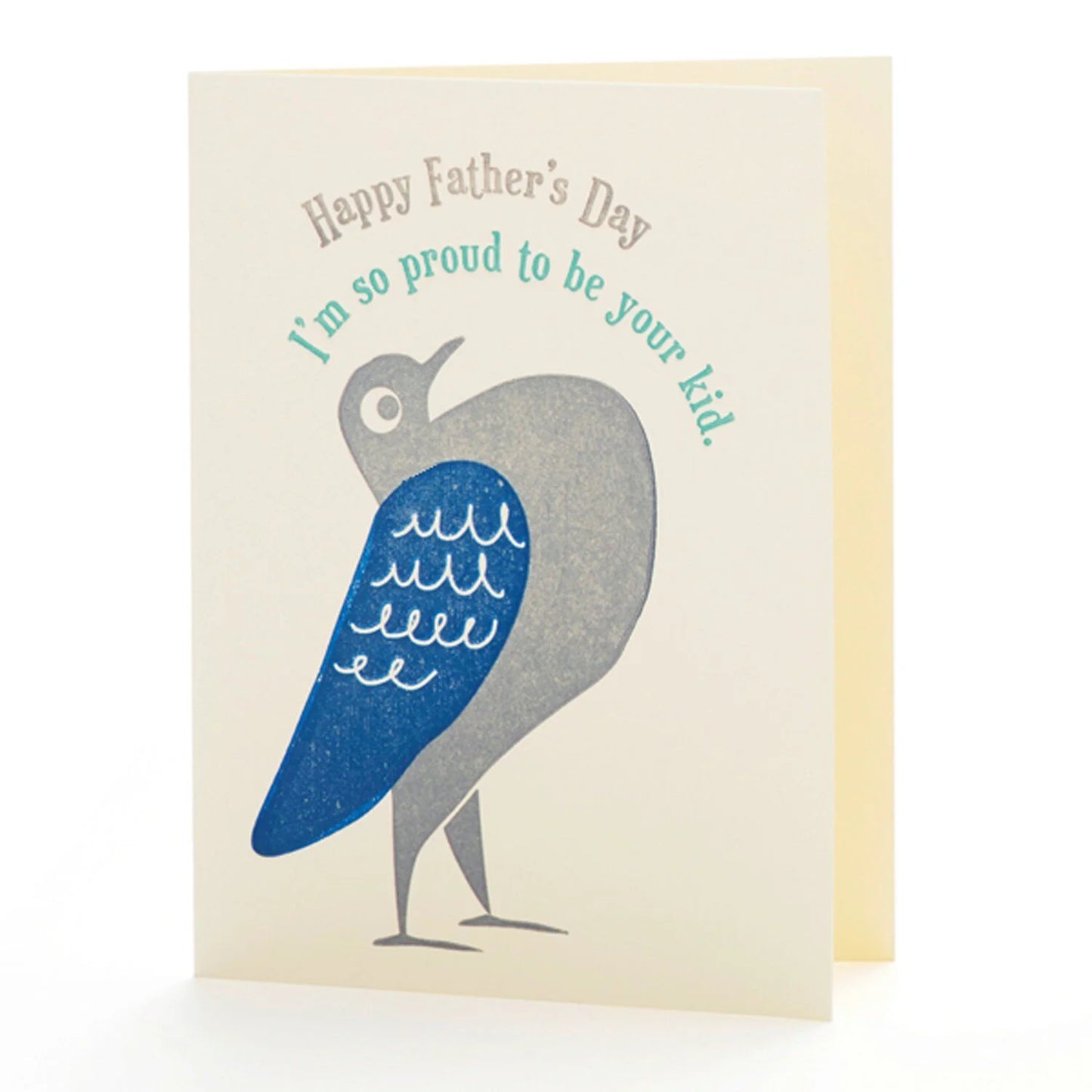 A2-180 Pigeon Dad Letterpress Card
