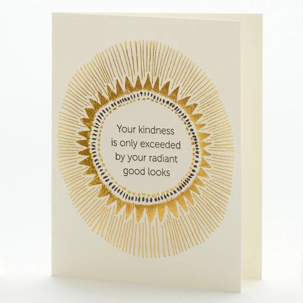 A2-80 Radiant Letterpress note card