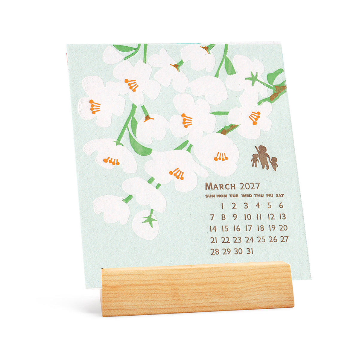 2027 Letterpress & silkscreen calendar no case