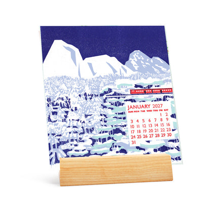 2027 Letterpress & silkscreen calendar no case