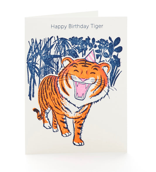 A2-248  "Happy Birthday Tiger"  Card