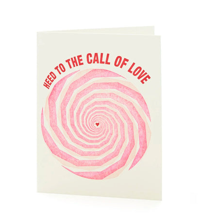 A2-276 Hypnotic Letterpress Card
