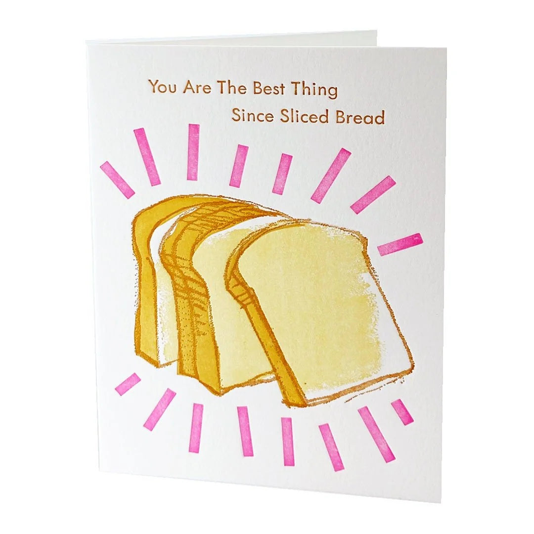 A2-285 Bread letterpress card