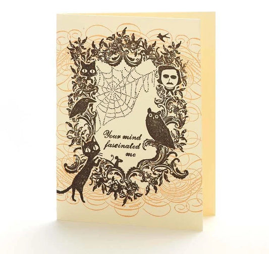A2-161  Edgar Allan Poe- Letterpress card