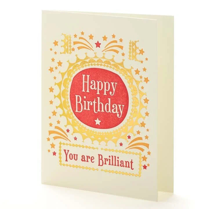 A2-156 - Brillant Birthday-  note card