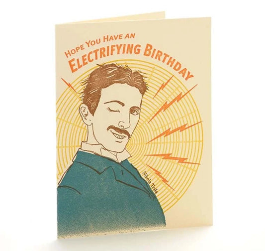 A2-155 - Nikola Tesla-  note card