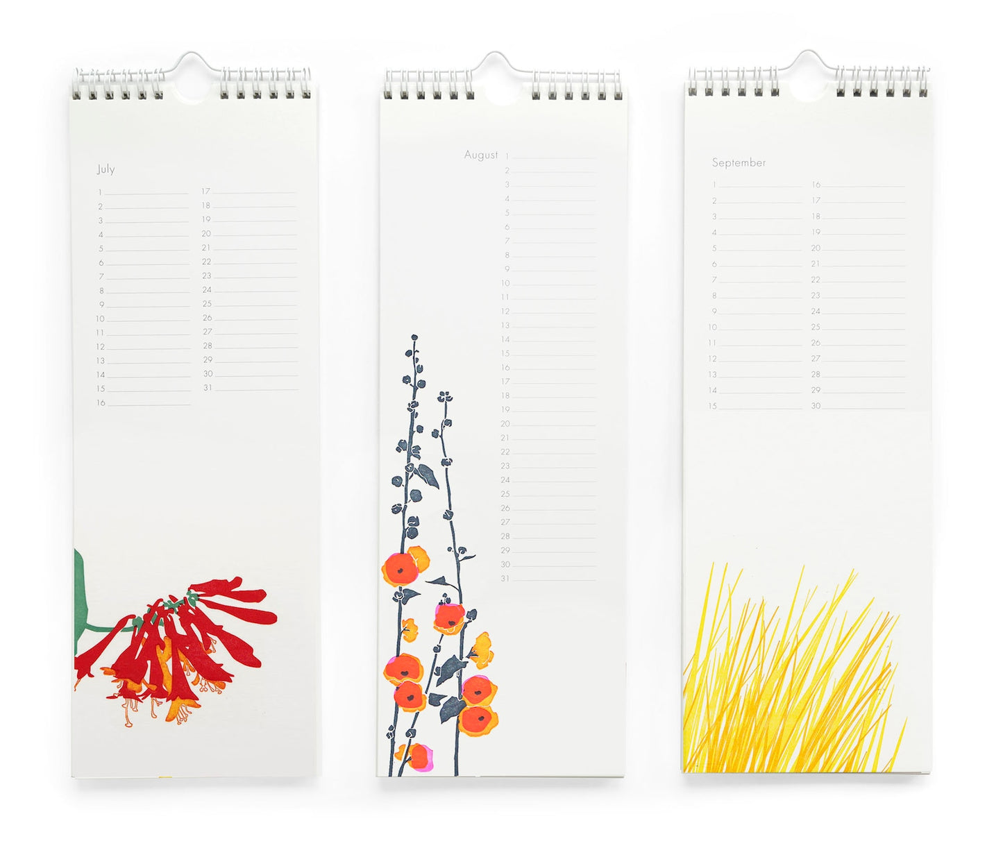 Flowers Perpetual Wall Calendar